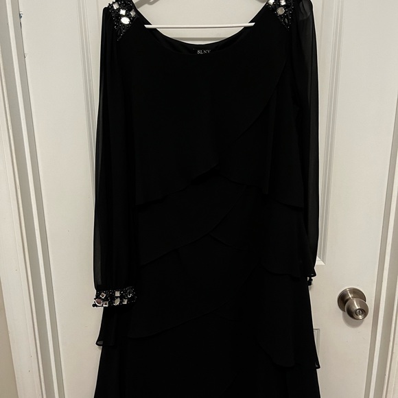 Slny fashion Ny Dress - Pre owned size 16 Black - Picture 3 of 13